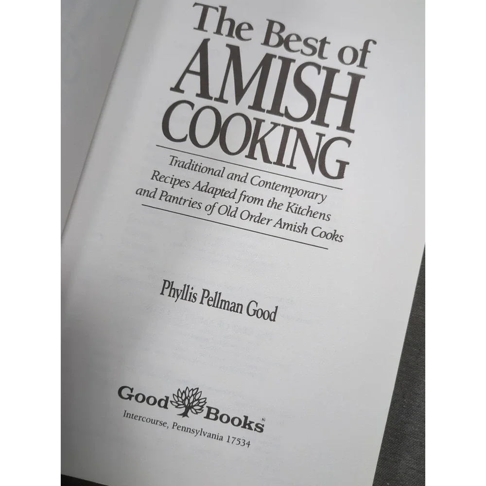 1996 The Best Of Amish Cooking Phyllis Pellman Good VTG Trade Paperback Cookbook